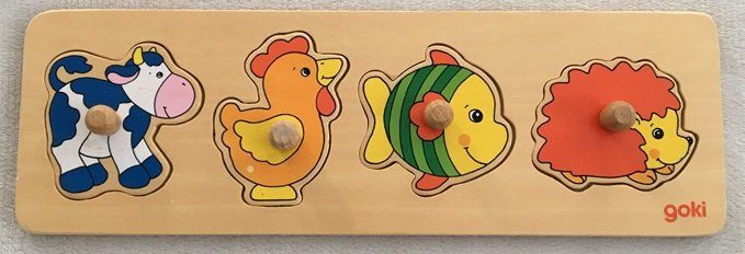 Puzzle: Goki Steckpuzzle aus Holz – Usato da Grüningen venduto da tienda100