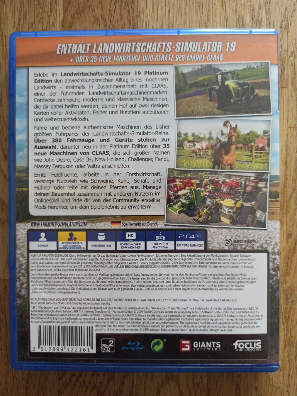 Giochi: Farming Simulator Platinum 19  Landwirtschafts PS4 / PS5 TOP – Usato da Oberweningen venduto da mar_87mx 1