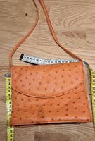 Straussenleder-Handtasche