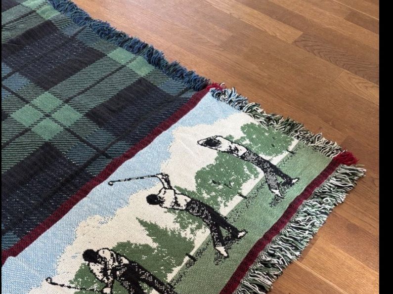 Coperte: Hochwertige Jacquard Decke Plaid – Usato da Luzern venduto da THINGS-11 1