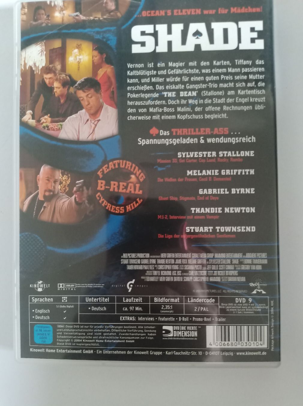 Alle DVDs: DVD Shade mit Sylvester Stallone – Gebraucht aus Tann von Veebee6 1