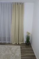 VERDUNKELUNGS VORHANG MIT SCHLAUFEN CREME