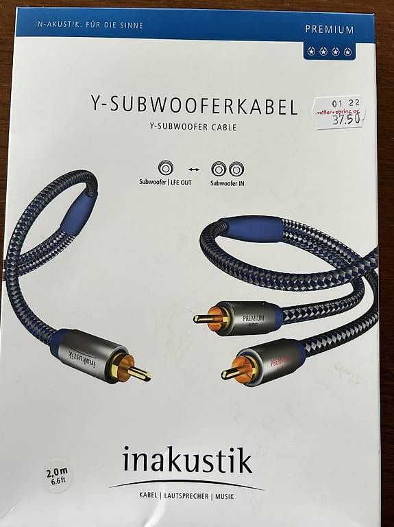 Inakustik Cavi: Kabel, Y-Subwooferkabel inakustik – Nuovo (secondo la descrizione) da Biel/Bienne venduto da fam_qjh6