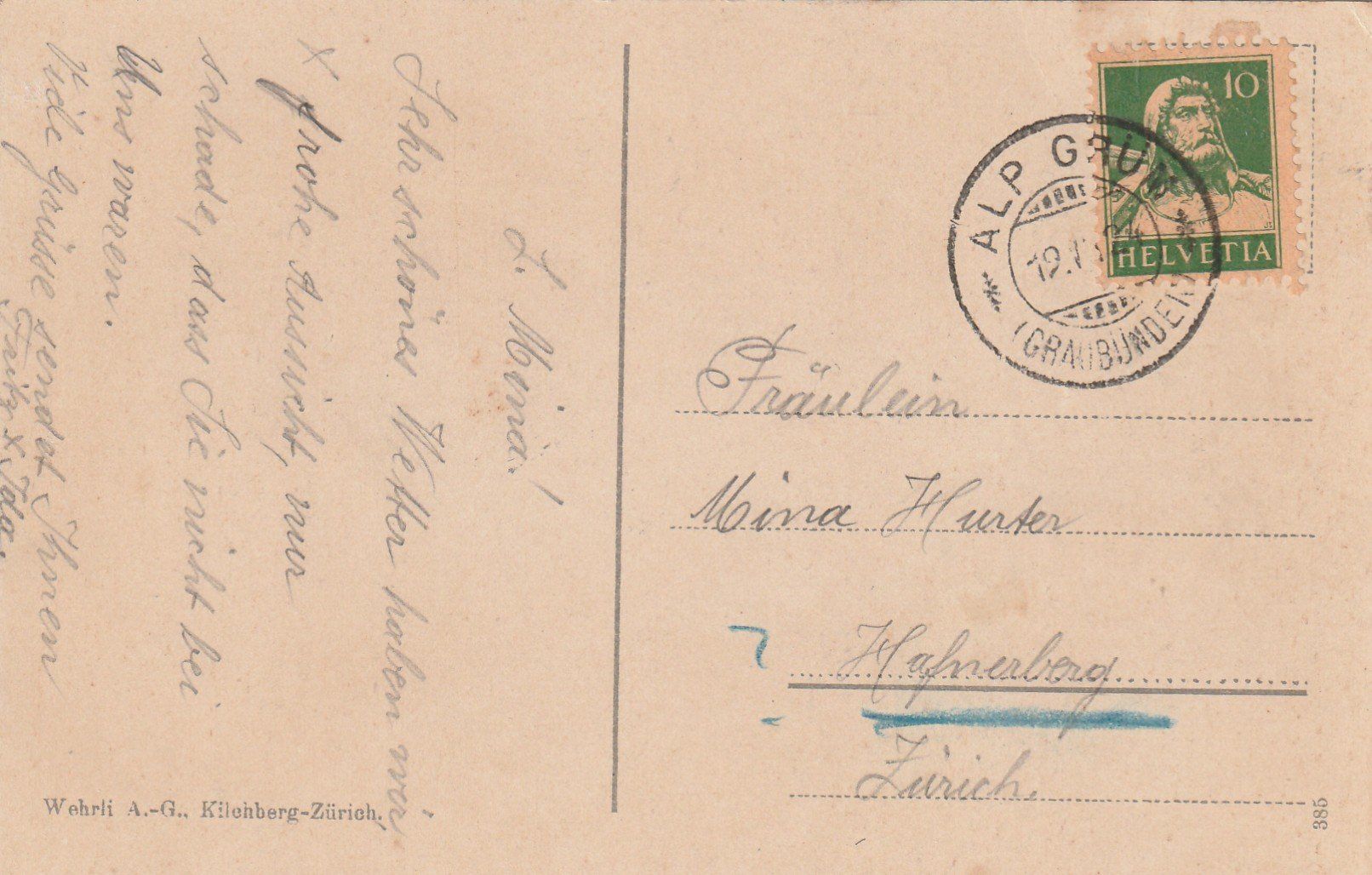 Cartoline postali: Alp Grüm – Usato da Rorschacherberg venduto da fratovi2 1