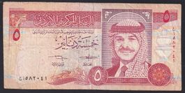 Jordanien 5 Dinars 1993