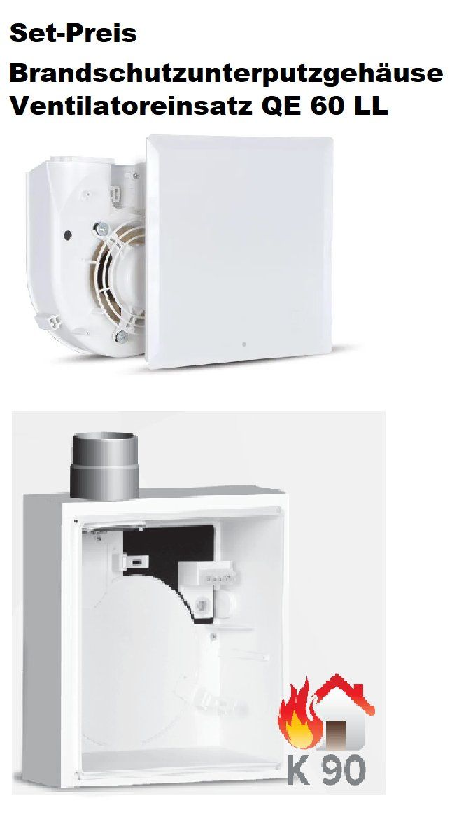 Ventilatori: Einrohrventilator Vortice Set mit Brandschutzgehäuse – Nuovo e nell'imballaggio originale da Zürich venduto da Ventilatoren
