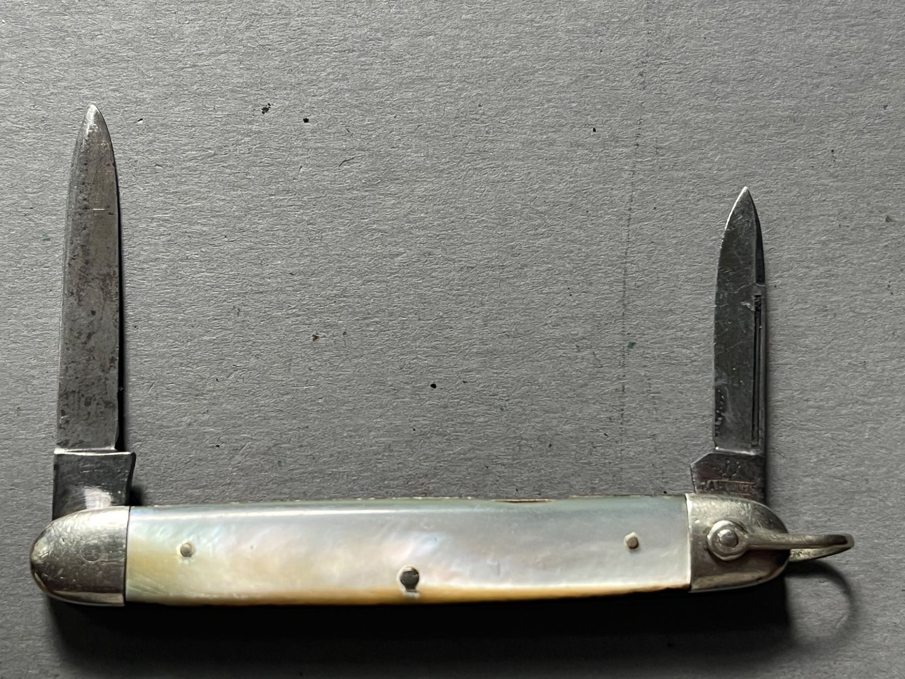 Solingen Coltelli tascabile: Antikes Sackmesser J. A. Henckels 72 mm - Perlmutt – Usato da Zürich venduto da FV.vintage 1