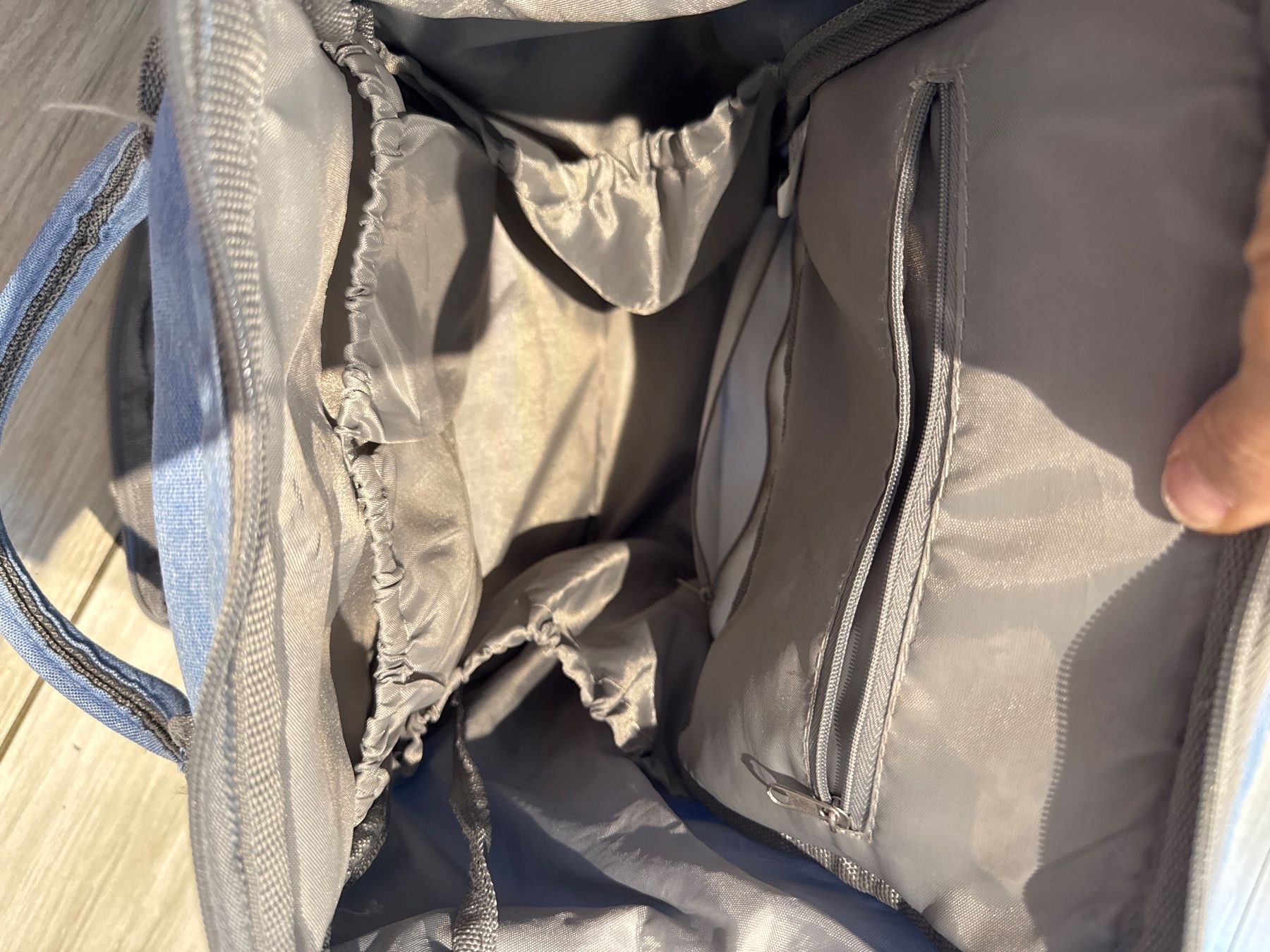 Zaini: Wickelrucksack von Petite Star hellblau – Usato da Gelterkinden venduto da Familienferien 5