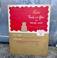 50er Jahre KARTON Revlon AUFSTELLER Touch-and-Glow