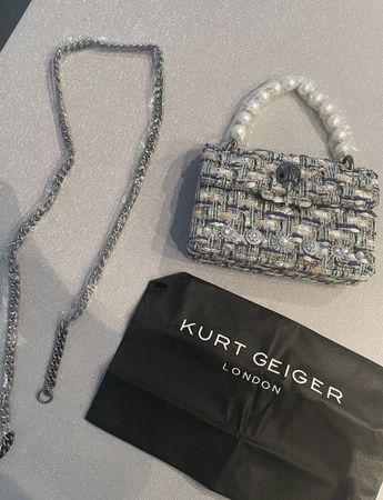 Kensington Mini Tasche von Kurt Geiger NEU verpackt! Tweed