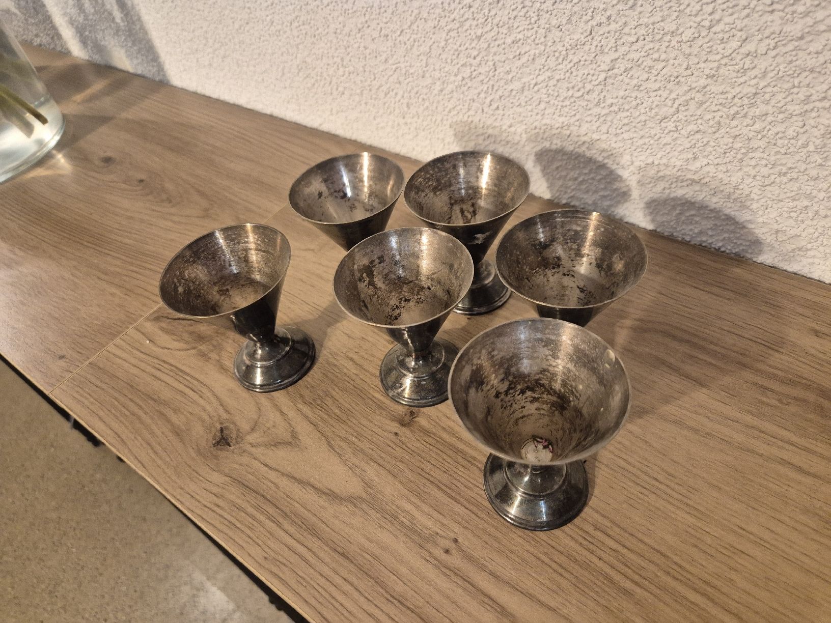 Verres: 6 versilberte Gläser / Vintage / Dekorativ – D'occasion à Luzern par kat_6kt5