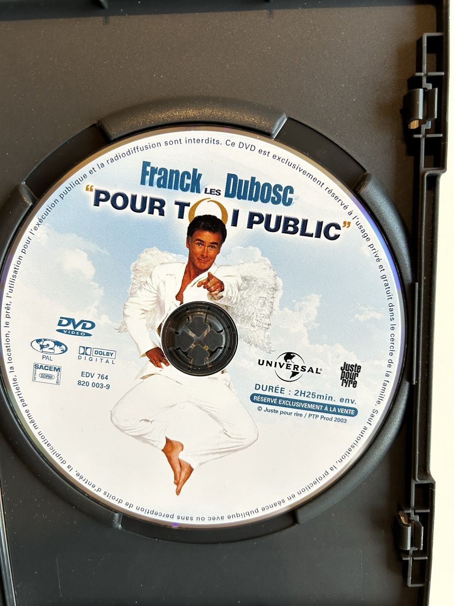Tutti i DVDs: DVD Frank Dubosc "Pour toi public" – Usato da St-Cierges venduto da Crisi53 2