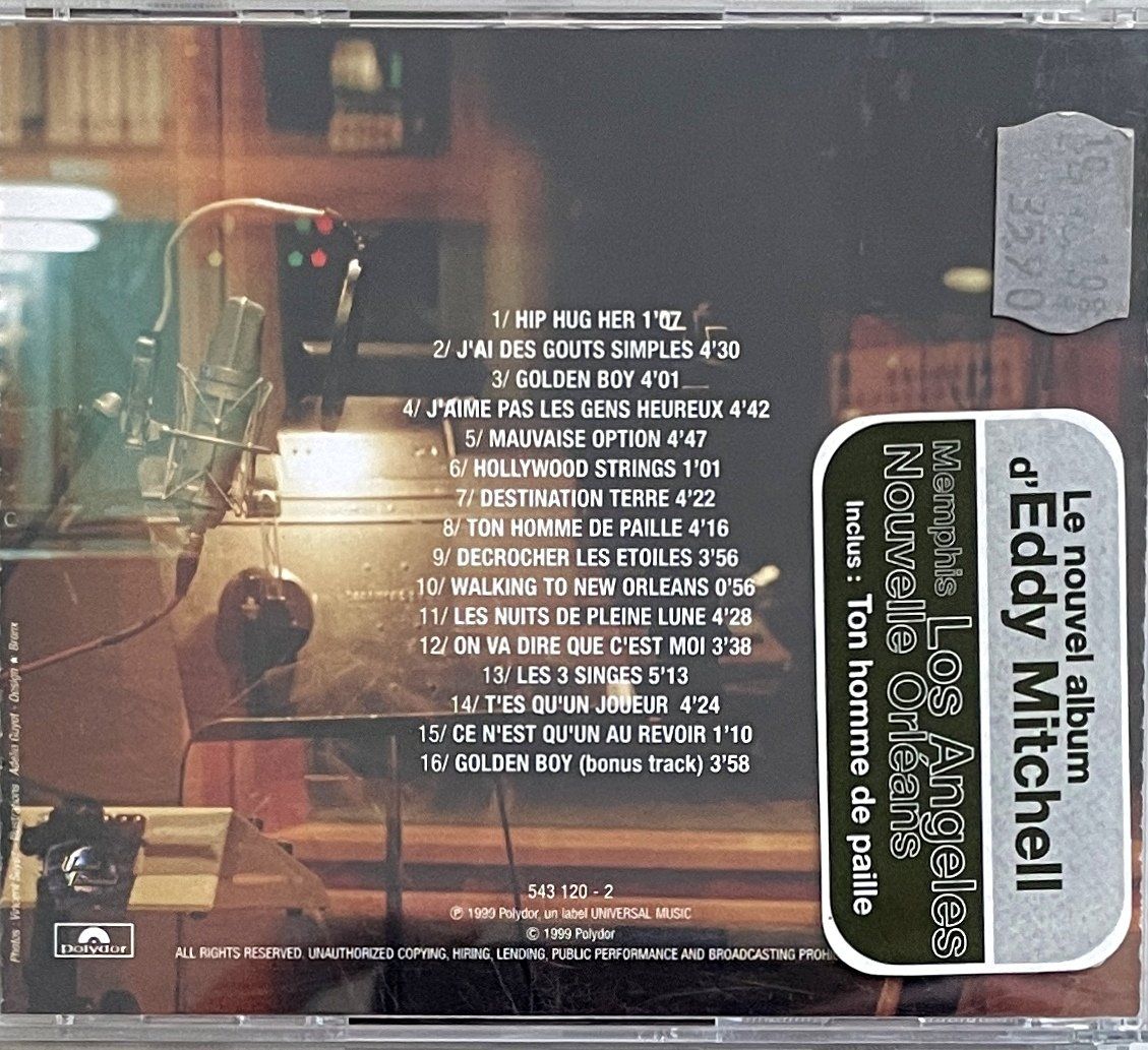 CDs: Eddy Mitchell - Les nouvelles aventures d'Eddy Mitchell – Gebraucht aus Savagnier von Ne2065 1