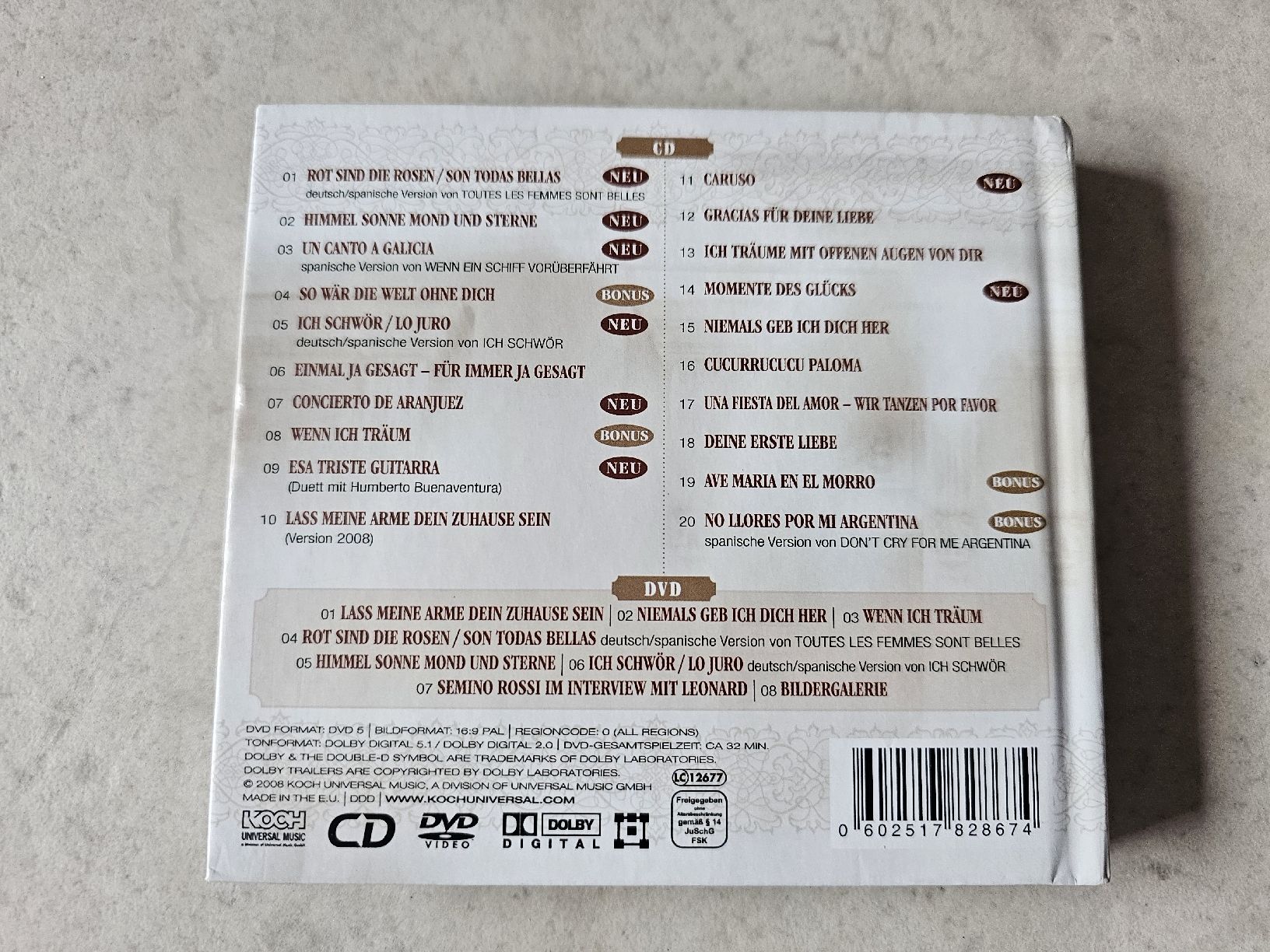 CD: Semino Rossi  -  Einmal Ja - Immer Ja / 2 CD Tour Edition – Usato da Schneisingen venduto da backstore24 1