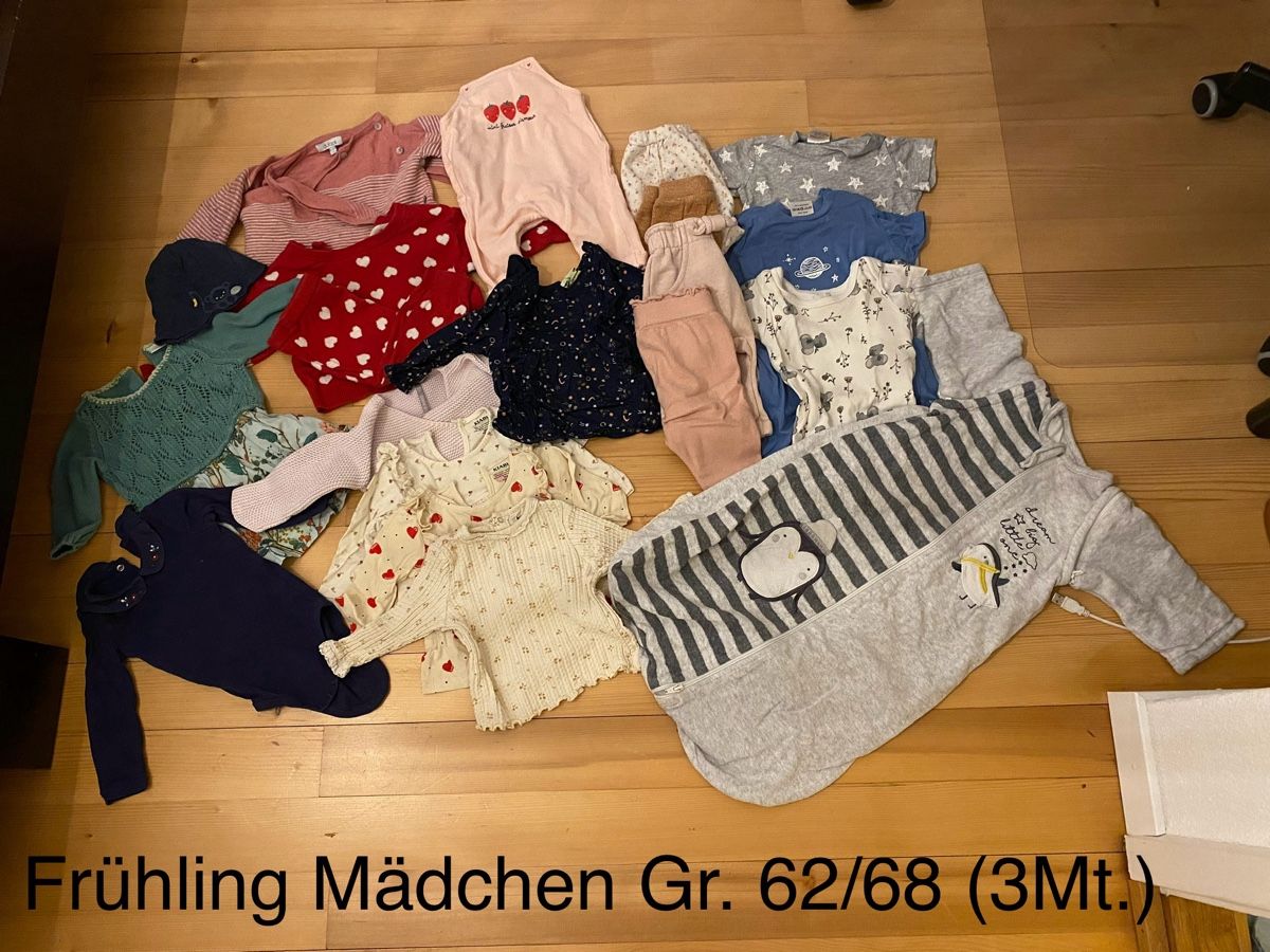 Kleiderpakete & -sets: Kleiderpaket Frühling Mädchen Gr.62/68 – Gebraucht aus Spiegel b. Bern von chaeferlele