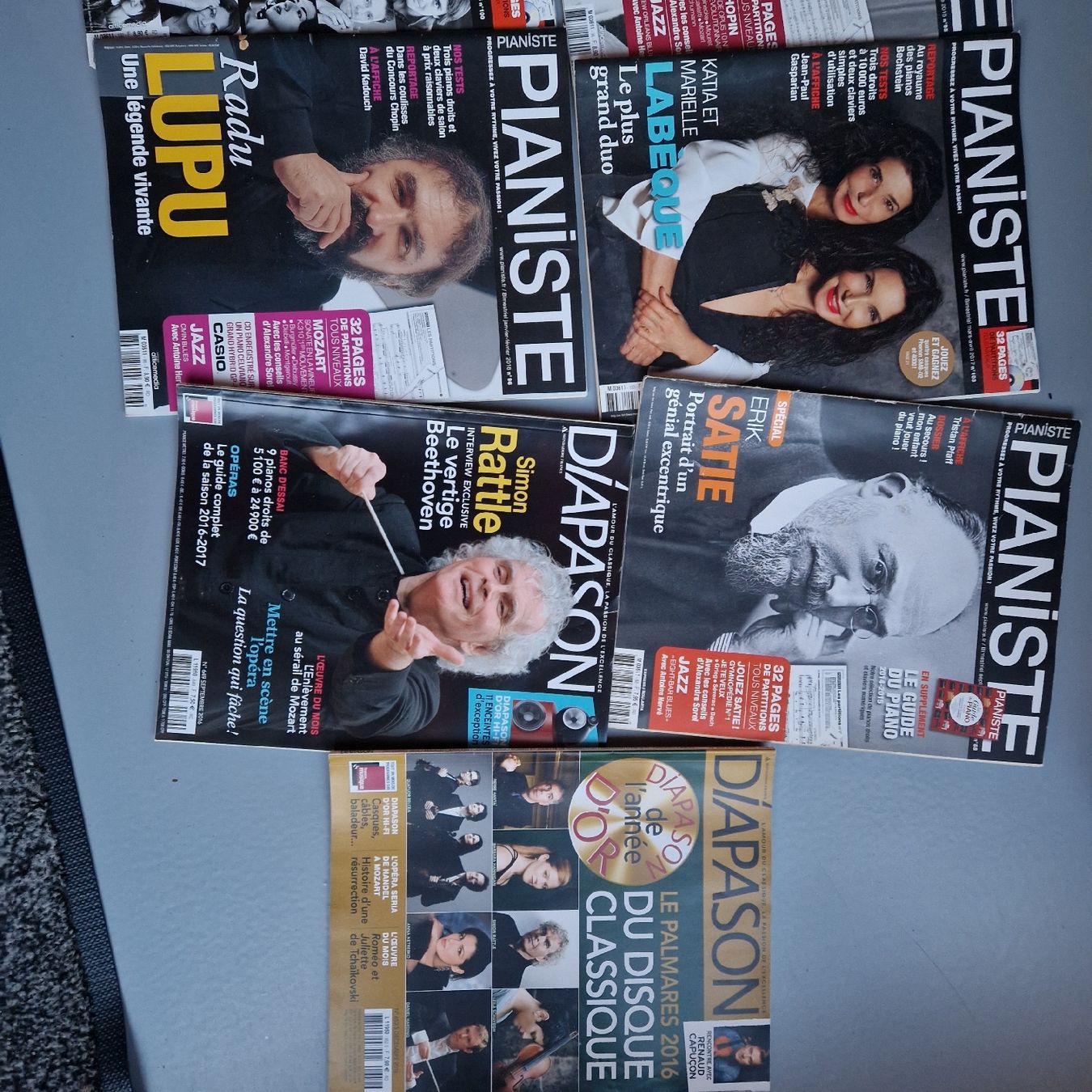 Riviste & Magazine: Collection  7 magazines "Pianiste" - Partitions et Intervi – Usato da Siviriez venduto da Livre1971 1