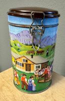 HERMET Vorratsdose, Kaffeedose, Blechdose vintage Appenzell