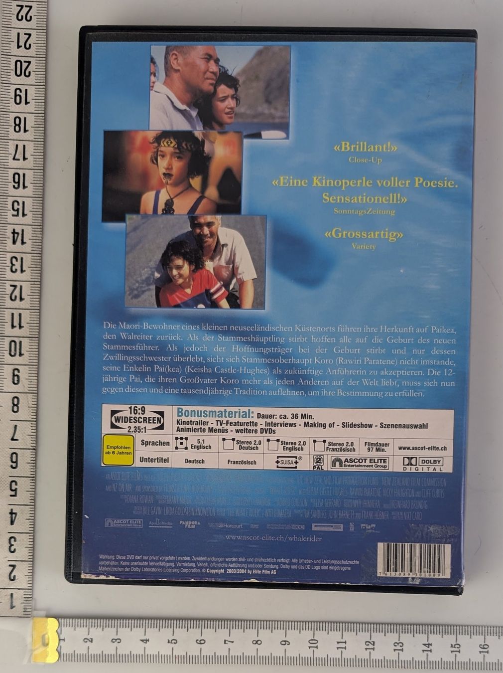Tutti i DVDs: Whale Rider DVD - Ein berührender Filmklassiker – Usato da Zürich venduto da axolottchen 1