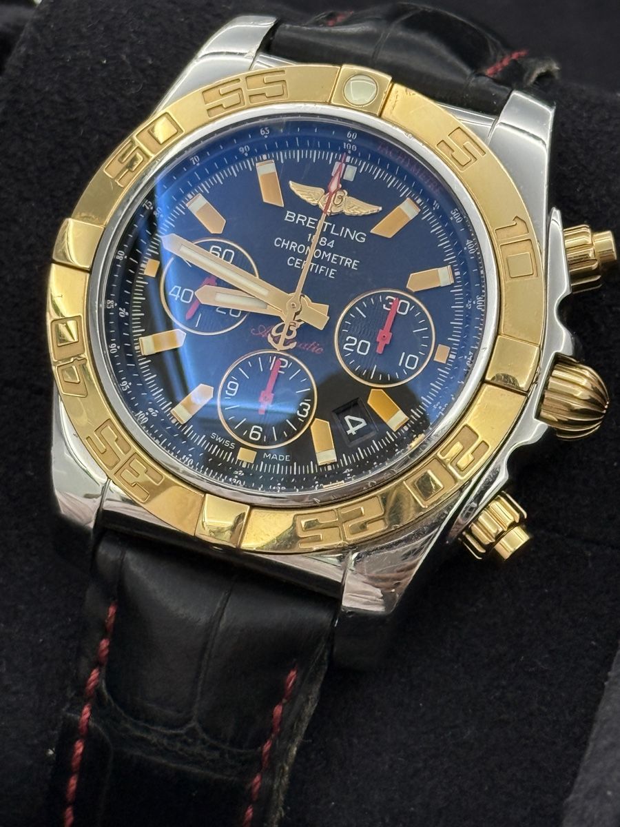Breitling Montres: Breitling Chronomat 44 72/100 Limited Full Set – D'occasion à Zürich par watchdealer-24