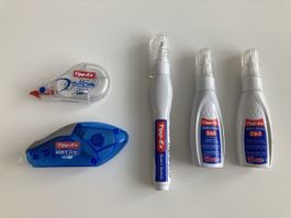 Lot de correcteurs Tipp-Ex: liquide, roller, stylo - école