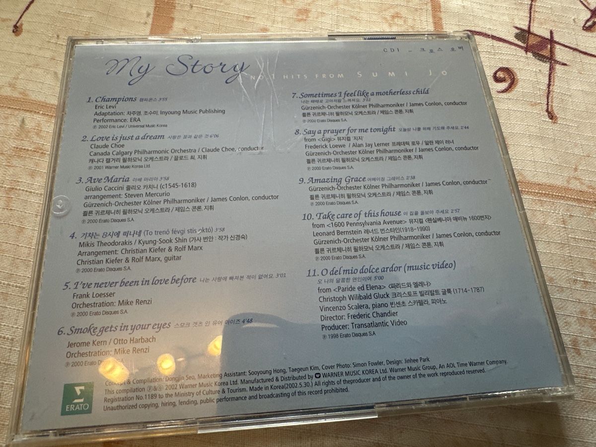 CD: Sumi Jo - My Story – Usato da Schaffhausen venduto da D-MAC 1