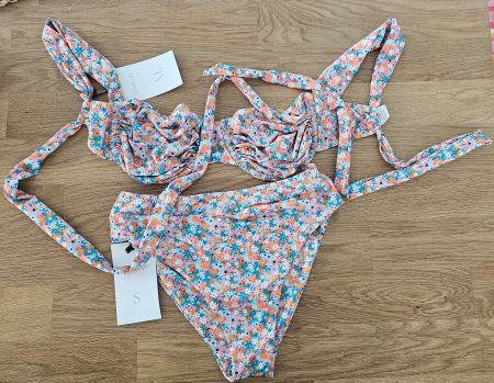 Yemocean Bikini Blumenmuster Grösse XL und S neu mit Etikett