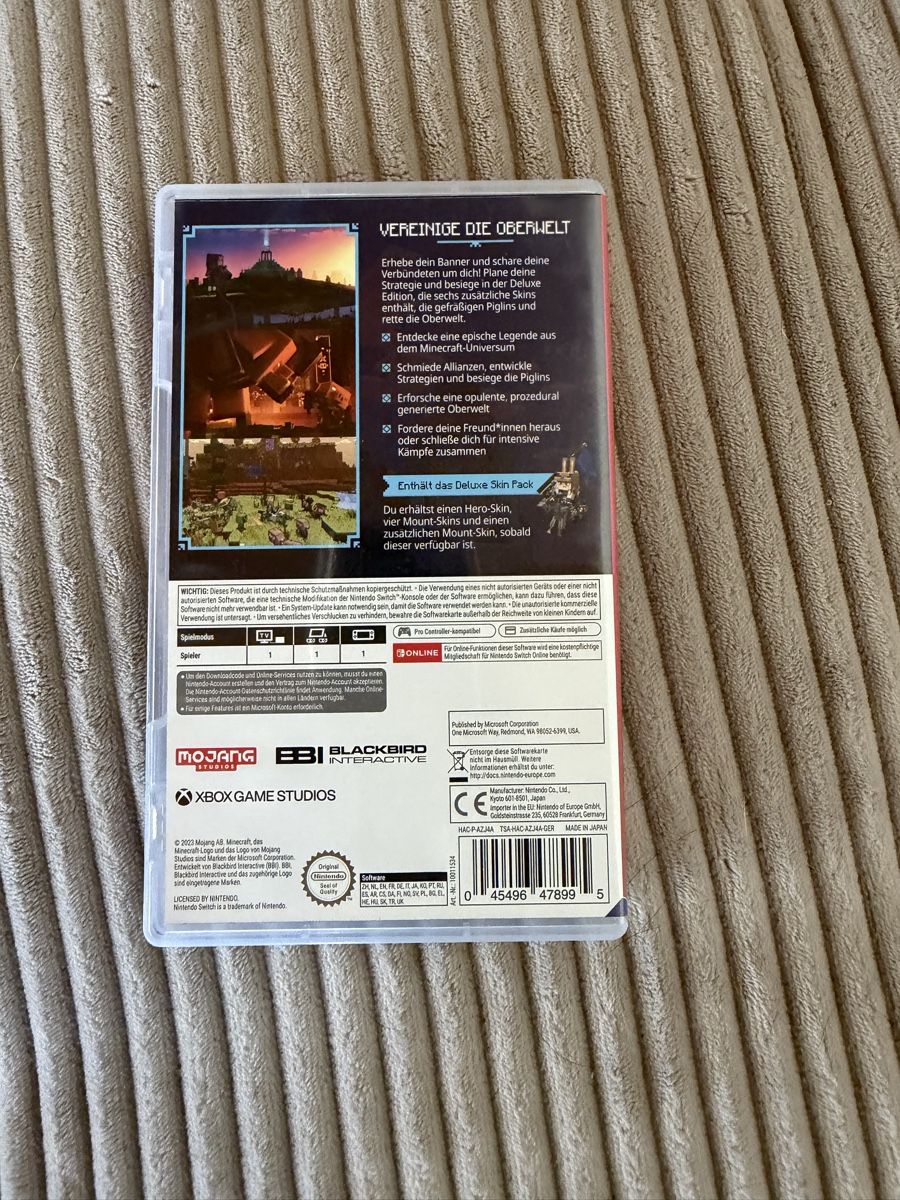 Nintendo Jeux: Nintendo Switch Game Minecraft – D'occasion à Recherswil par luca_v 2