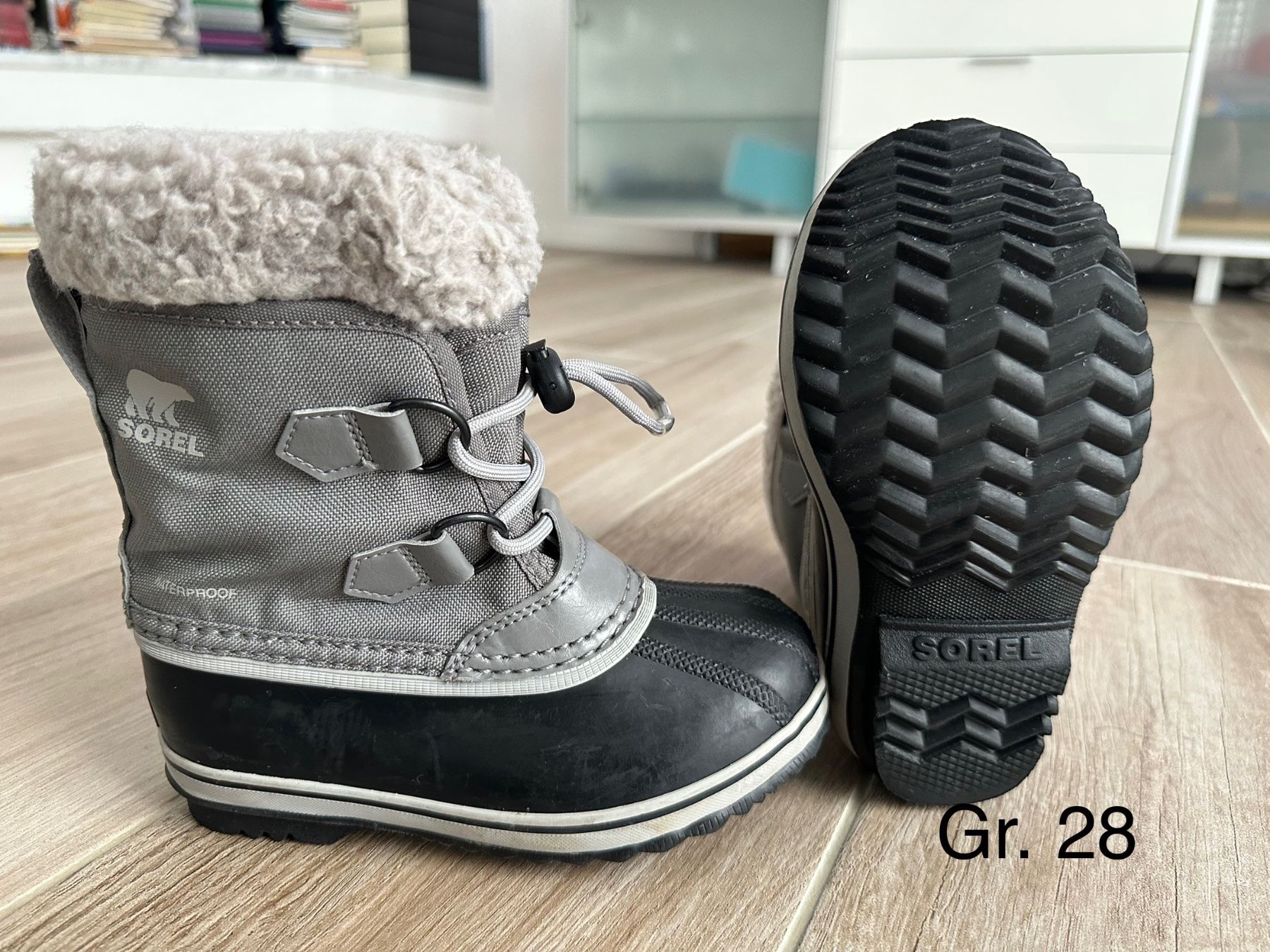 Sorel Scarpe per ragazzi: Sorel Winterstiefel Gr. 28 grau – Usato da Rudolfstetten venduto da Joyw
