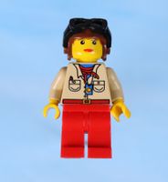Lego minifigur Miss Gail Storm / Pippin Reed - Tan Shirt, Re