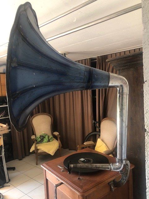 Pathé Giradischi: Gramophone Pathé salon numéro 5 – Usato da Chézard St Martin venduto da schmitt 5
