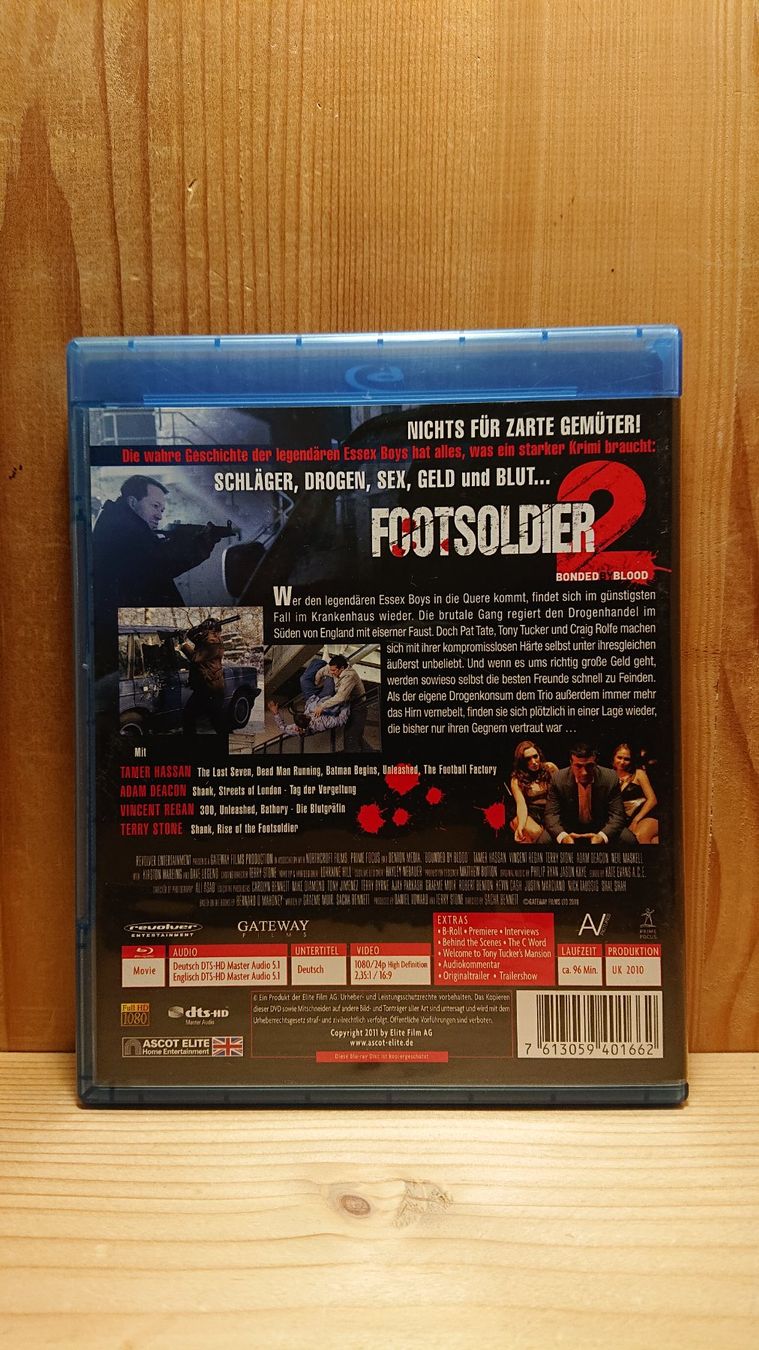 Tutti i DVDs: FOOTSOLDIER 2 auf Blu-Ray – Usato da Wilderswil venduto da Exebub 1