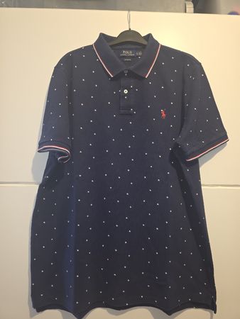 Polo Ralph Lauren bleu marine étoiles – Taille L