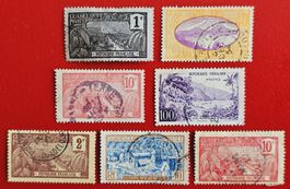 GUADELOUPE FRANCE OUTRE MER KLEINES LOT AUS 1905 - 1928 GEST