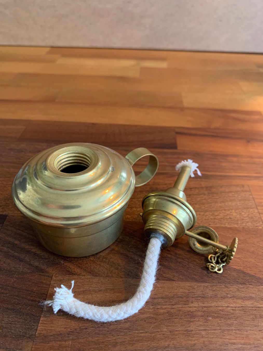 Lampade: Öl- und Petrollampe – Usato da Winterthur venduto da sommer_2019 5