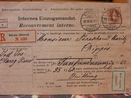 Stehende Helvetia Internes Einzugsmandat 