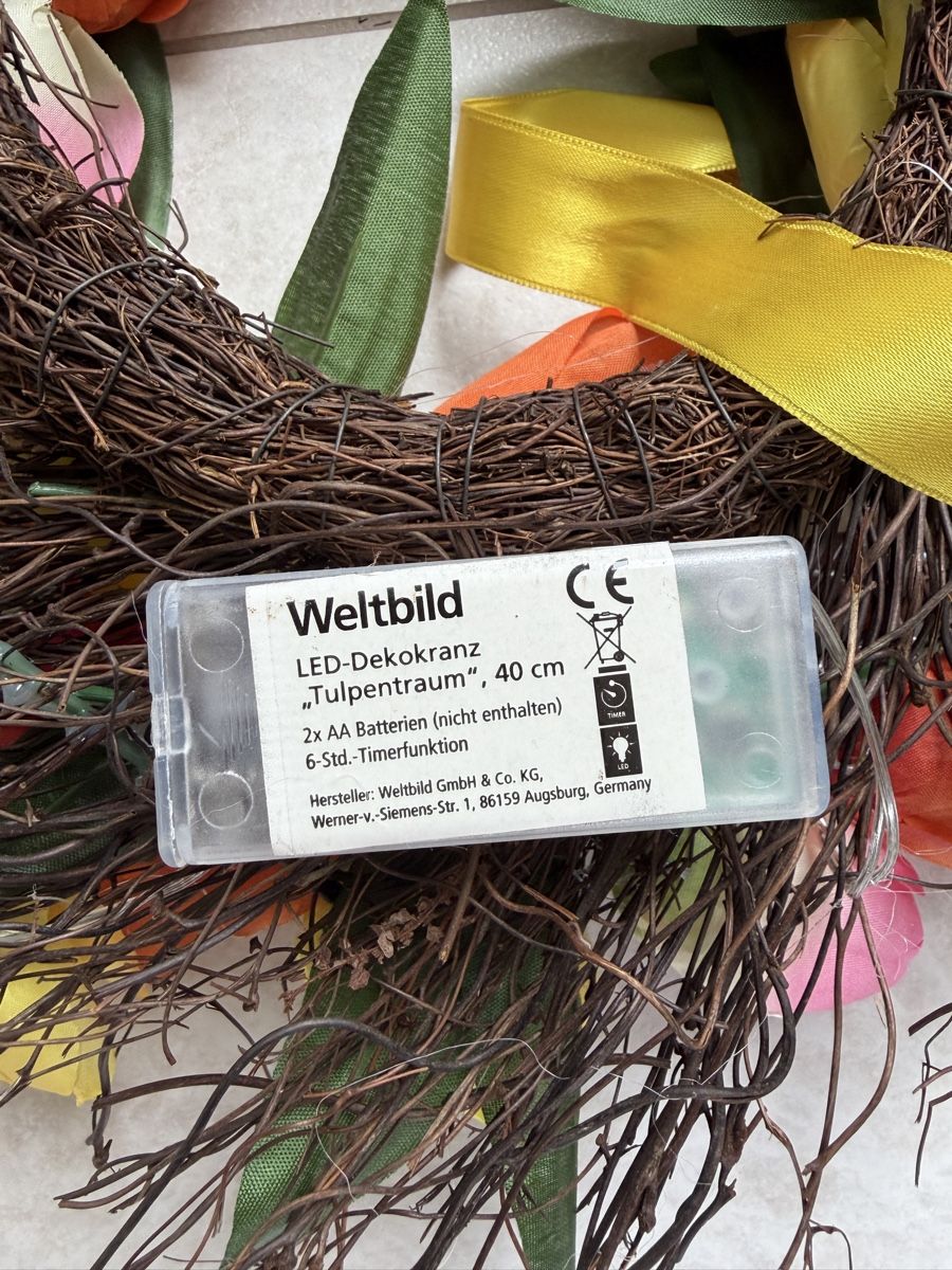 Tutte le decorazioni: Deko Kranz mit Lichterkette – Nuovo (secondo la descrizione) da Schübelbach venduto da Sambodscha 2