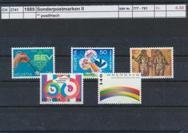 1989 "Sonderpostmarken II", ** postfrisch