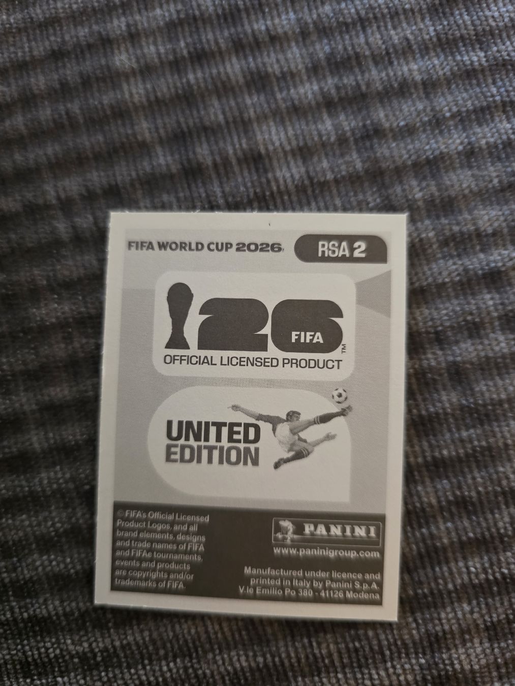 Panini Sammelbilder & Trading cards: Panini WM 2026 RSA 2 Williams – Neu (gemäss Beschreibung) aus Romanshorn von leeh78 1