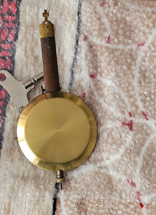 ANCIENNE HORLOGE MÉCANIQUE en faïence JAZ Printic 1950 EUR 29,00