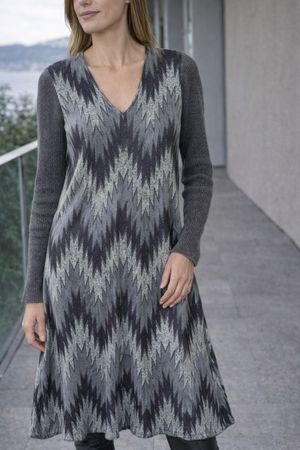 Missoni Abito Maglia Grigio, Taglia M