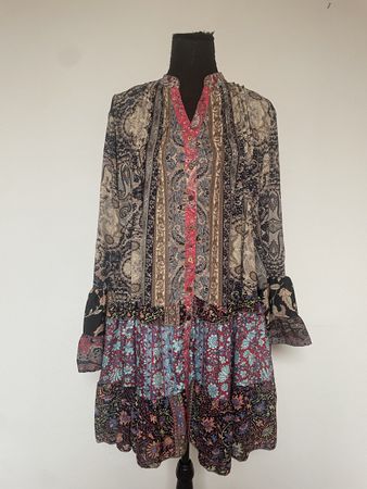 Bohokleid / Tunika mit Seidenanteil