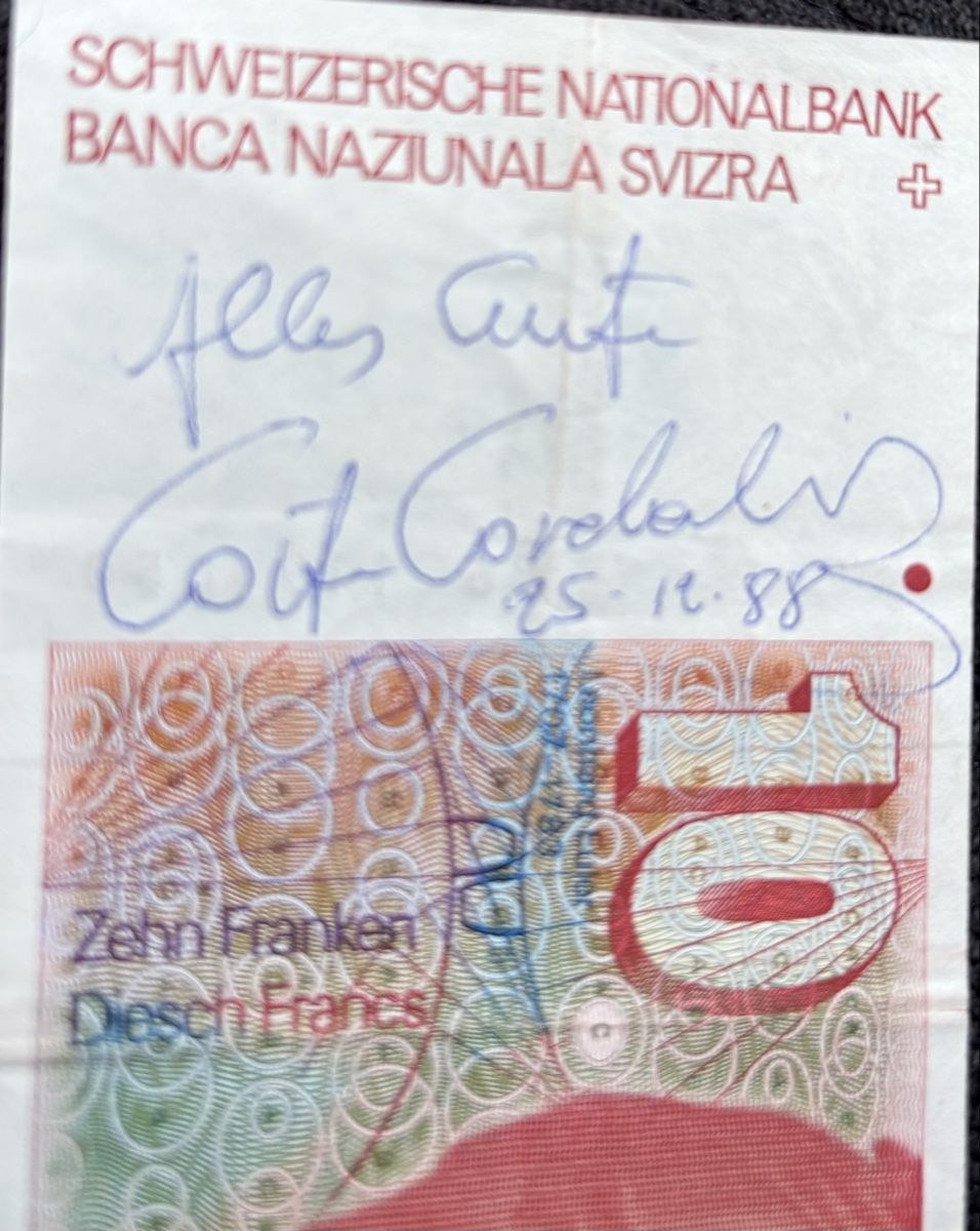 Autografi: Cordalis Costa Autogramm  – Usato da Münsingen venduto da Richigen