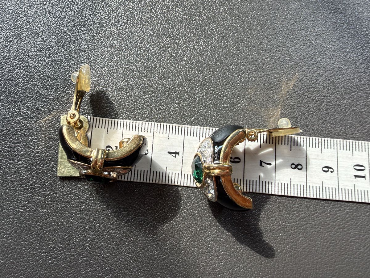 Orecchini pendenti & Orecchini a lobo: Vintage Ohrringe Clips Luxus Modeschmuck   – Usato da Lamone venduto da LaCantinaMagica 7