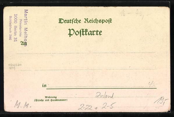 Cartoline postali: Portrait Dr. Heinrich v. Stephan, Postge – Usato da Berlin venduto da bartko-reher 1