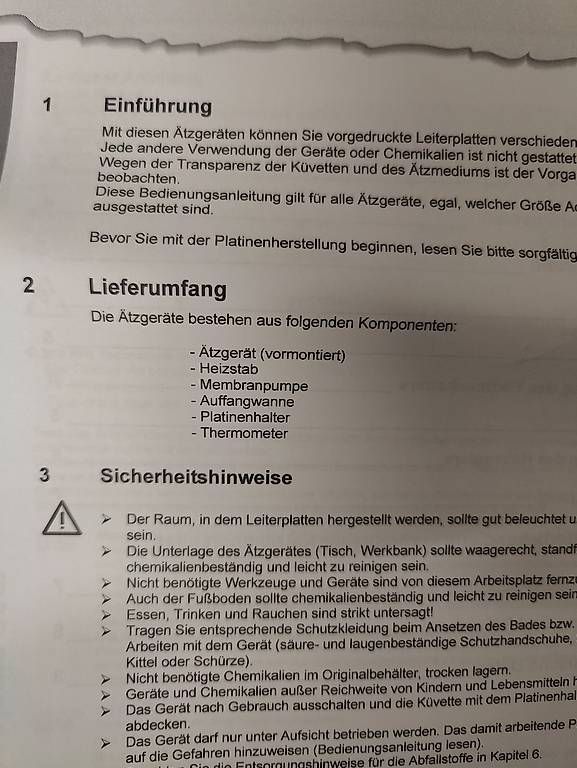 Kit bricolage: Ätzgerät mit Heizstab für Leiterplatten – Nuovo (secondo la descrizione) da Stäfa venduto da TBStaefa 3