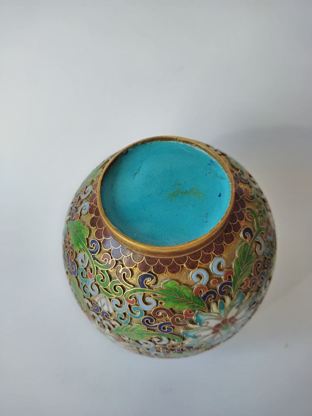 Vasi & Recipienti: Ein prächtige chinesische Cloisonné-Ingwerdose – Usato da Kreuzlingen venduto da MisAiv 2
