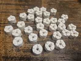 lego 3941 lot de 30 pièces White Brick, Round 2 x 2