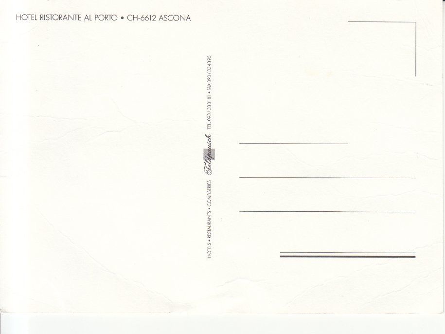 Cartoline postali: Ascona Al Porte ca. 1970 – Usato da Bürglen TG venduto da StampGraf 1
