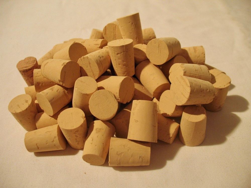 50 Stück Korken Für Reagenzgläser, Spitzkorken 27 Mm X 21/17