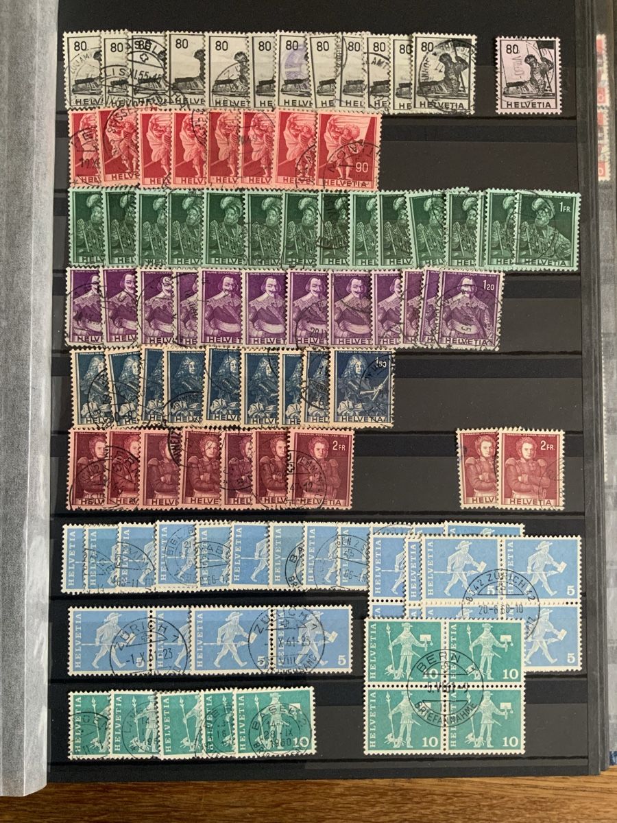 Alle Briefmarken: Briefmarken Schweiz – Gebraucht aus Binningen von chr_cr5n 2